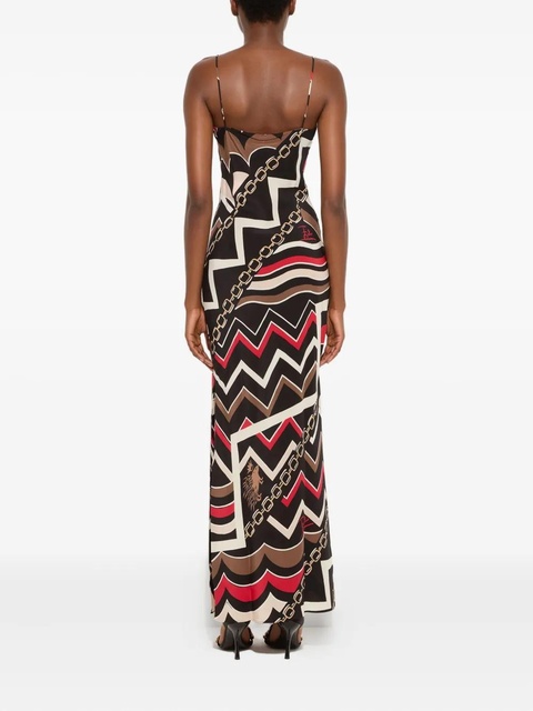 PUCCI Istrice-print maxi dress - Black - zdjęcie produktu nr 2