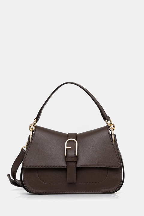 Furla torebka skórzana kolor brązowy WB01032.BX2045.4284S - zdjęcie produktu nr 1