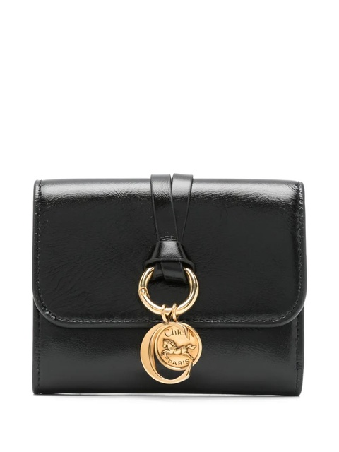 Chloé small tri-fold Alphabet wallet - Black - zdjęcie produktu nr 1