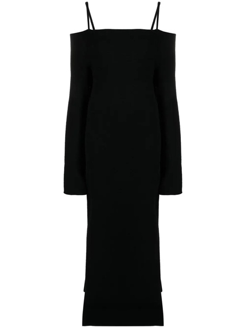 Nanushka Bibian off-shoulder maxi dress - Grey - zdjęcie produktu nr 1