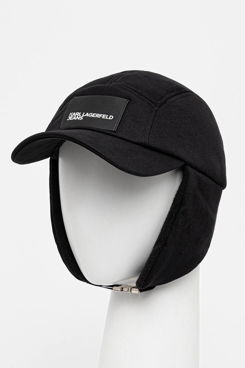 Karl Lagerfeld Jeans czapka z daszkiem kolor czarny A4M33059 - zdjęcie produktu nr 1
