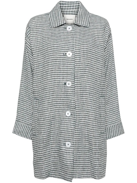 Reformation Irene linen jacket - Green - zdjęcie produktu nr 1