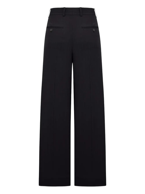 TOTEME wide-leg wool trousers - Black - zdjęcie produktu nr 2