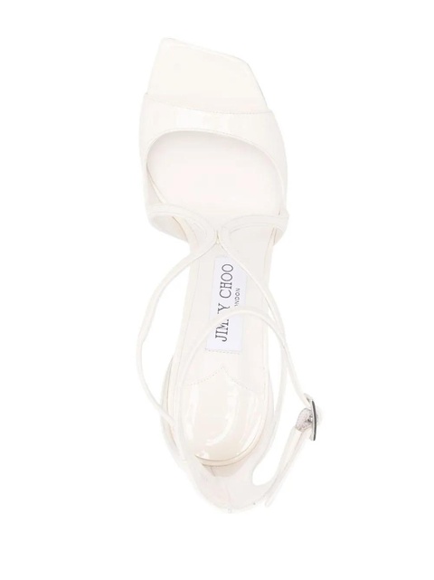 Jimmy Choo Azia 95mm square-toe sandals - White - zdjęcie produktu nr 2
