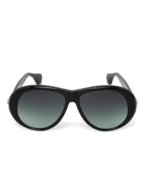 Vivienne Westwood orb-embellished round-frame sunglasses - Black - zdjęcie produktu nr 1