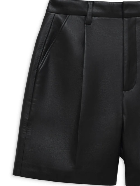 ANINE BING Carmen recycled leather shorts - Black - zdjęcie produktu nr 2