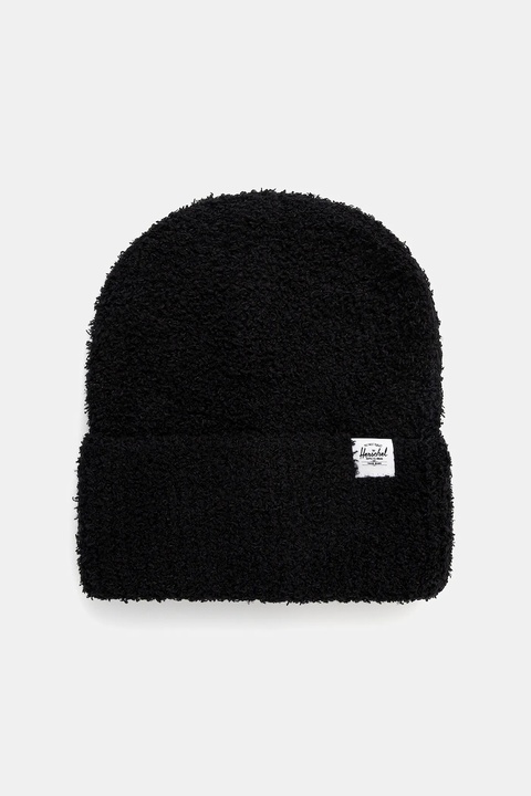 Herschel czapka Boucle kolor czarny 50234-00001-OS - zdjęcie produktu nr 2