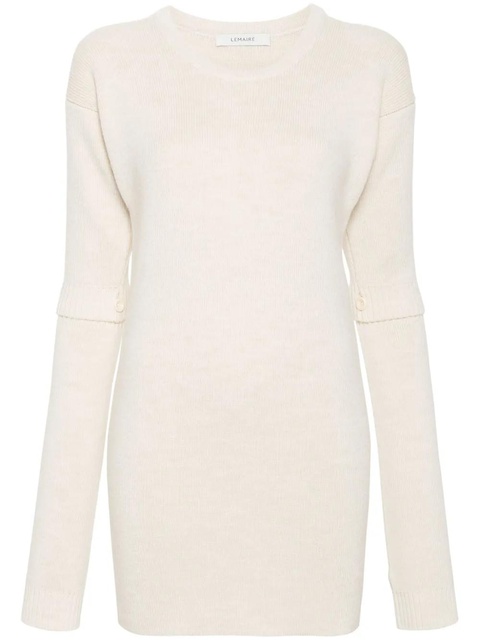 LEMAIRE detachable-sleeve dress - Neutrals - zdjęcie produktu nr 1
