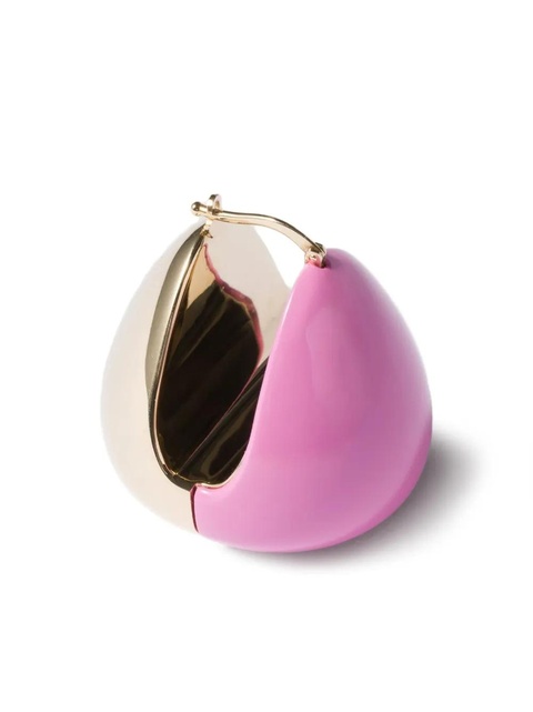 Miu Miu hoop earrings - Pink - zdjęcie produktu nr 2