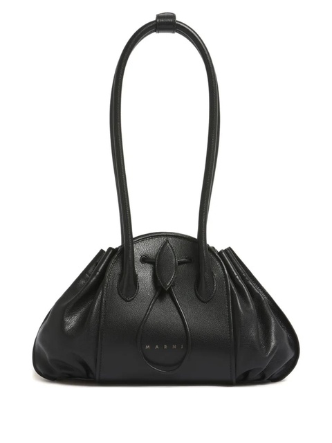 Marni supple leather shopper - Black - zdjęcie produktu nr 1
