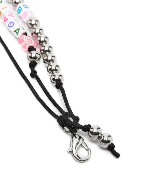 Balenciaga flower-beads keyrings - Black - zdjęcie produktu nr 2