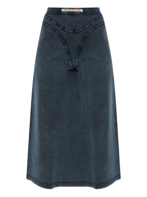 Diesel O-Alline front-detail midi skirt - Blue - zdjęcie produktu nr 1