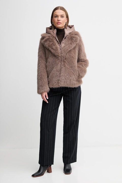 Bomboogie płaszcz puchowy kolor beżowy GW9148TFRL5 - zdjęcie produktu nr 2