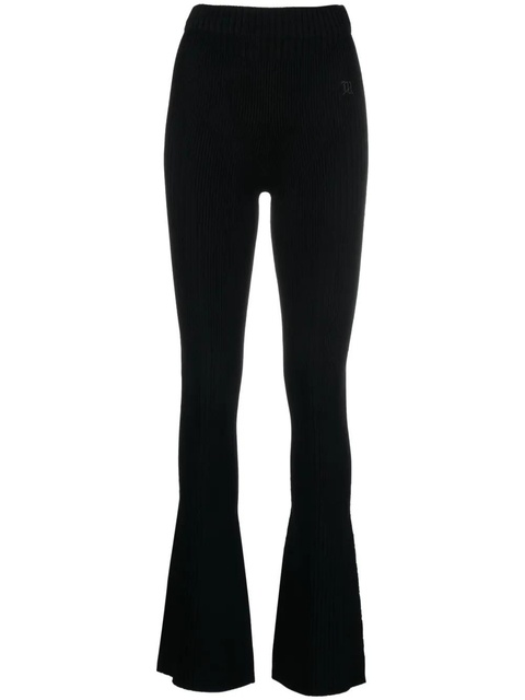 MISBHV knitted flared trousers - Black - zdjęcie produktu nr 1