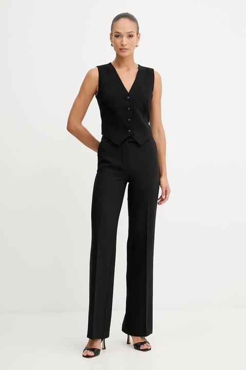 Marciano Guess spodnie DALIA damskie kolor czarny proste high waist 5BGB01 7046A - zdjęcie produktu nr 1