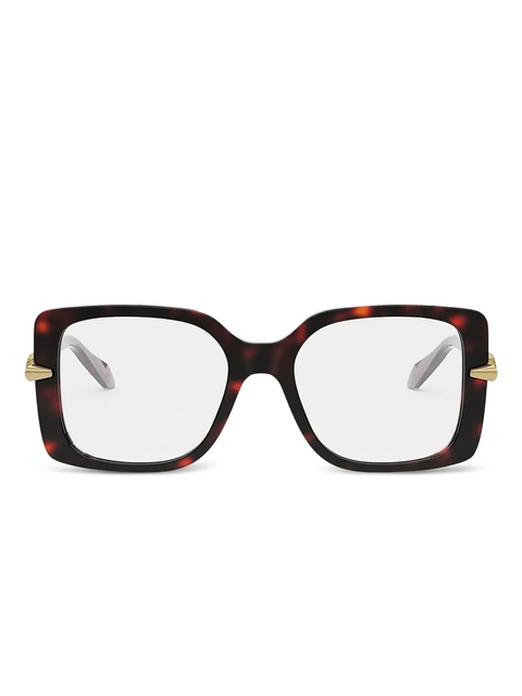 Bvlgari square-frame arm-detailed glasses - Brown - zdjęcie produktu nr 2