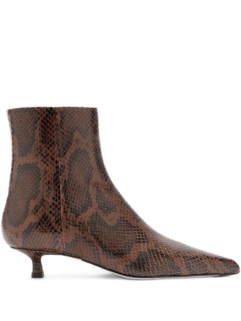 Aeyde 35mm Sofie pointed-toe ankle boots - Brown - zdjęcie produktu nr 1