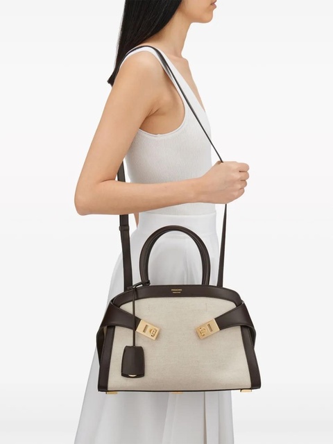 Ferragamo small Hug tote bag - Neutrals - zdjęcie produktu nr 1