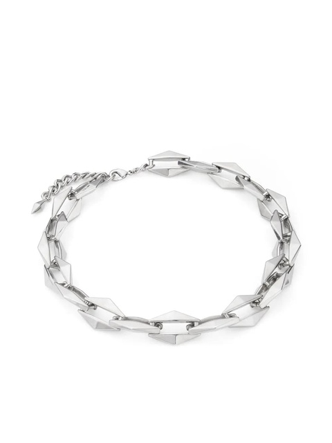 Jimmy Choo cable-chain link necklace - Silver - zdjęcie produktu nr 2