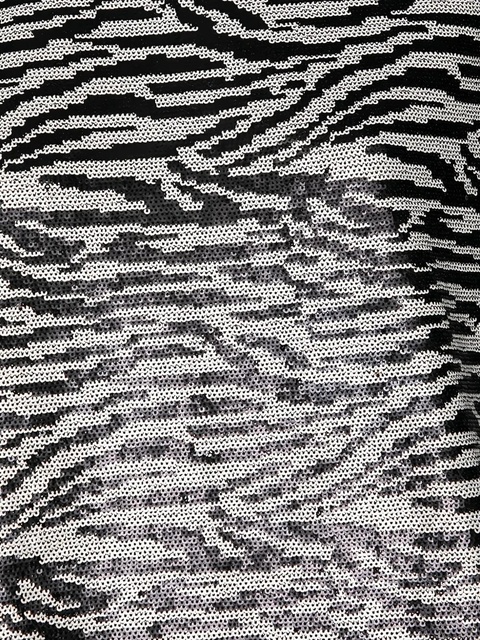 Self-Portrait zebra-print tank top - Black - zdjęcie produktu nr 2