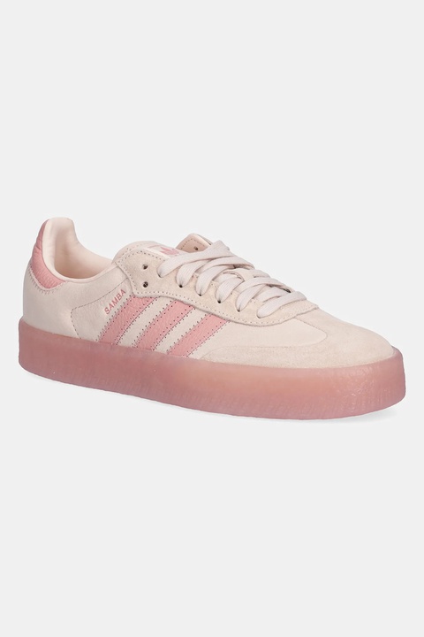 adidas Originals sneakersy zamszowe Sambae W damskie kolor różowy JS3956 - zdjęcie produktu nr 1