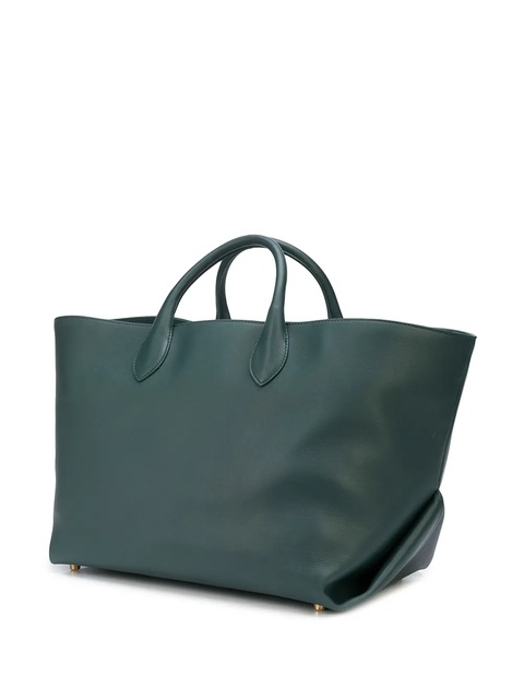 KHAITE The Medium Envelope Pleat tote bag - Green - zdjęcie produktu nr 2