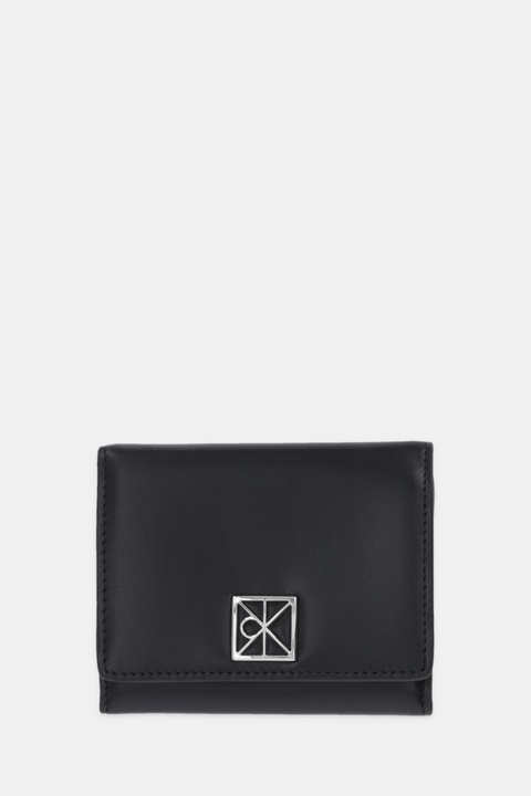 Calvin Klein portfel skórzany damski kolor czarny LV04F1082G - zdjęcie produktu nr 1