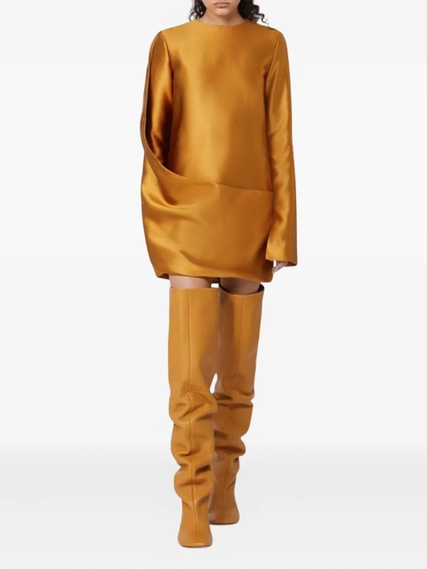 Sportmax asymmetrical-panel mini dress - Yellow - zdjęcie produktu nr 1
