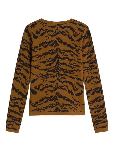 Essentiel Antwerp tiger-print top - Brown - zdjęcie produktu nr 2