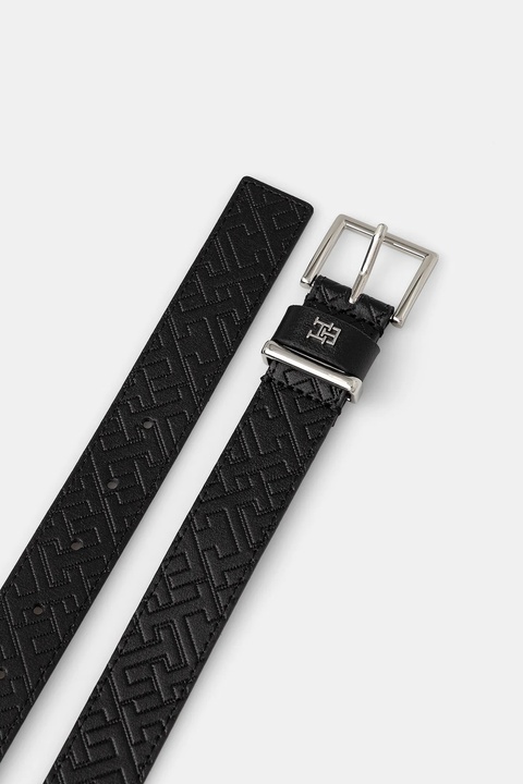 Tommy Hilfiger pasek skórzany damski kolor czarny AW0AW18110 - zdjęcie produktu nr 1