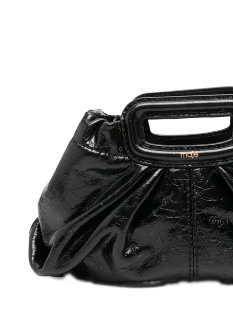 Maje crackled mini bag - Black - zdjęcie produktu nr 2