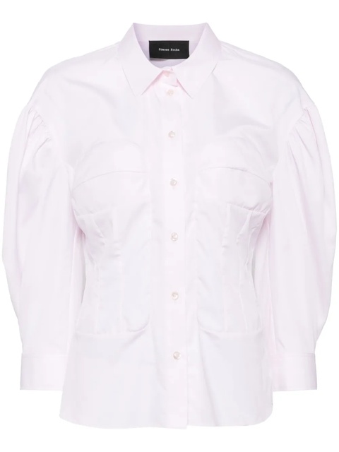 Simone Rocha corset seam shirt - Pink - zdjęcie produktu nr 1