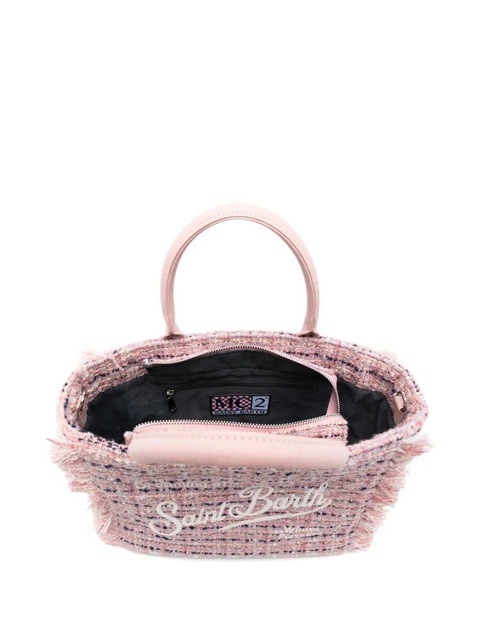 MC2 Saint Barth fringed embroidered tote bag - Pink - zdjęcie produktu nr 2