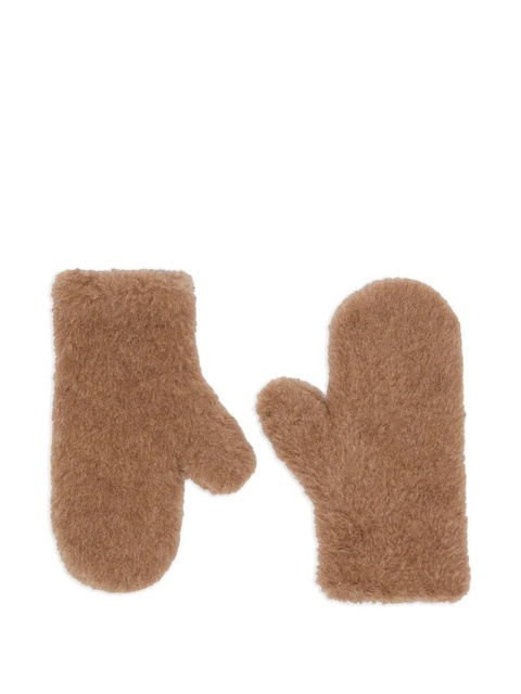 Max Mara faux-fur gloves - Brown - zdjęcie produktu nr 1