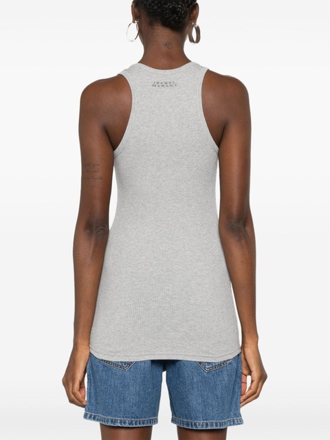 ISABEL MARANT Tysha ribbed tank top - White - zdjęcie produktu nr 2