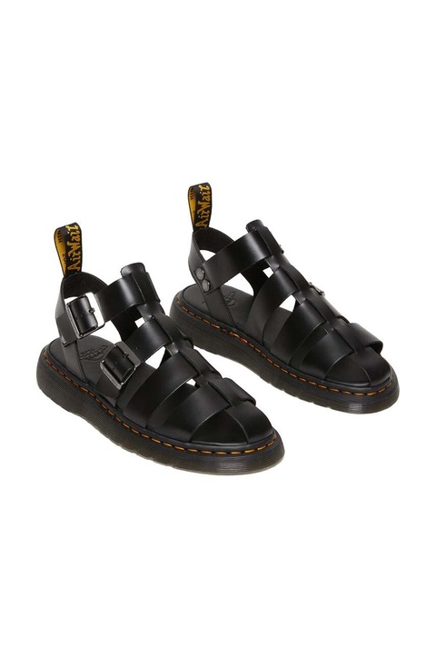 Dr. Martens sandały skórzane Garin kolor czarny DM30766001 - zdjęcie produktu nr 2