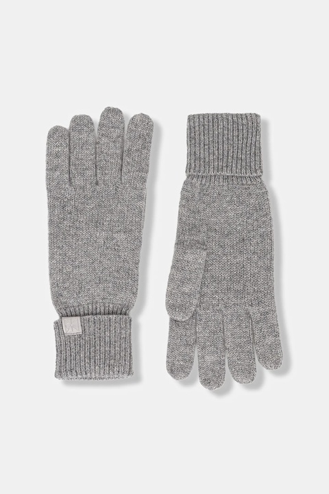 Calvin Klein rękawiczki kaszmirowe damskie kolor szary LV14F8065G - zdjęcie produktu nr 1