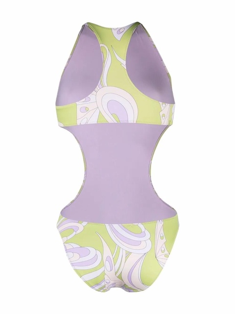 PUCCI Farfalle-print swimsuit - Green - zdjęcie produktu nr 1