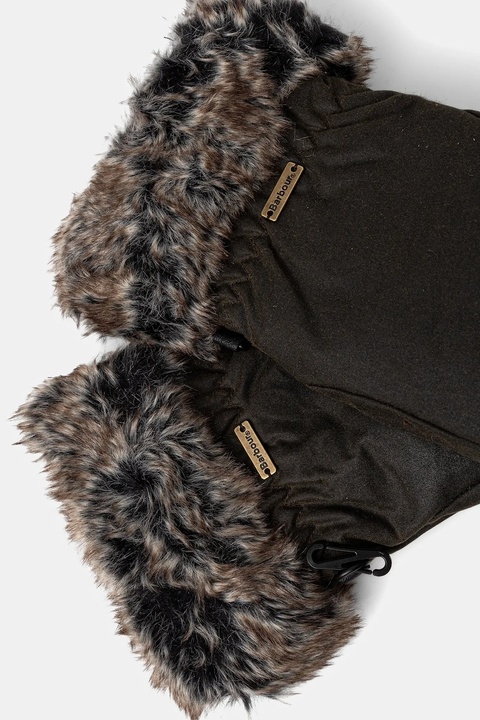 Barbour rękawiczki damskie kolor zielony LGL0045 - zdjęcie produktu nr 1