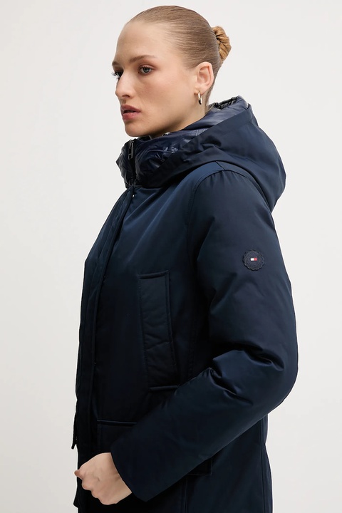 Tommy Hilfiger kurtka kolor granatowy zimowa WW0WW46533 - zdjęcie produktu nr 2