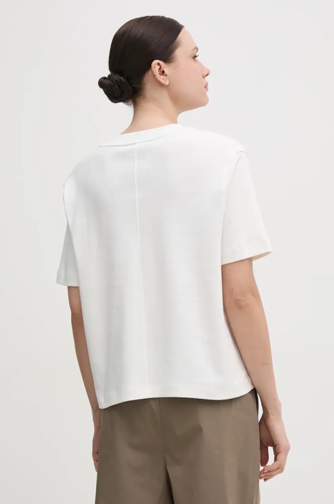 Tommy Hilfiger t-shirt bawełniany damski kolor biały WW0WW46158 - zdjęcie produktu nr 2