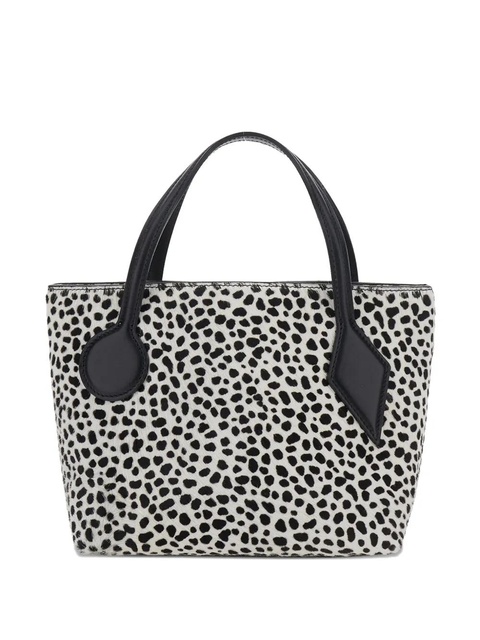 Liffner mini dalmatian-print tote bag - Black - zdjęcie produktu nr 1