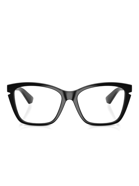 Burberry Eyewear metal-detail cat-eye glasses - Black - zdjęcie produktu nr 1