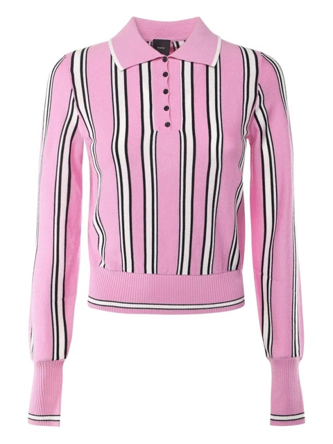 PINKO striped polo knitwear - zdjęcie produktu nr 1