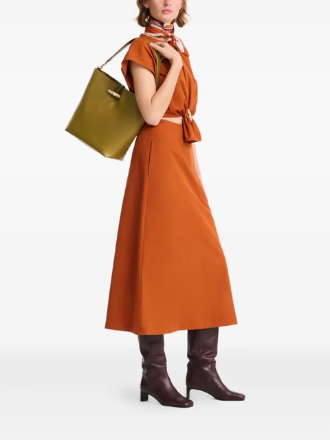Longchamp M Le Roseau hobo bag - Green - zdjęcie produktu nr 2