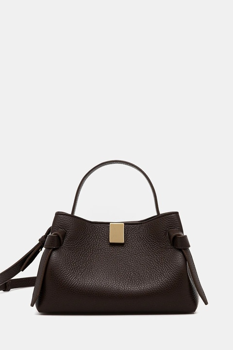 Yuzefi torebka zamszowa GYOZA kolor brązowy YUZCO-HB-MGZ-L038 - zdjęcie produktu nr 1