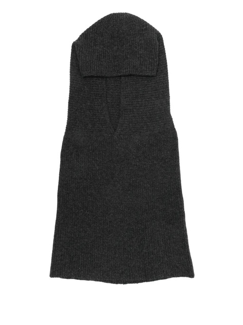 Alysi ribbed-knit balaclava - Grey - zdjęcie produktu nr 1