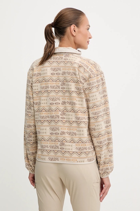 Columbia bluza outdoorowa Sequoia Grove damska kolor beżowy wzorzysta 2136204 - zdjęcie produktu nr 2