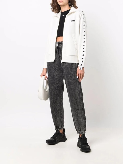 Golden Goose star-print sweat jacket - White - zdjęcie produktu nr 2