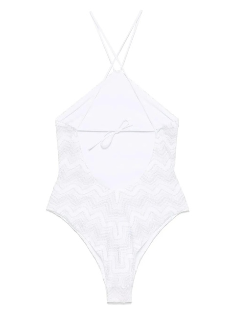 Missoni zigzag swimsuit - White - zdjęcie produktu nr 2